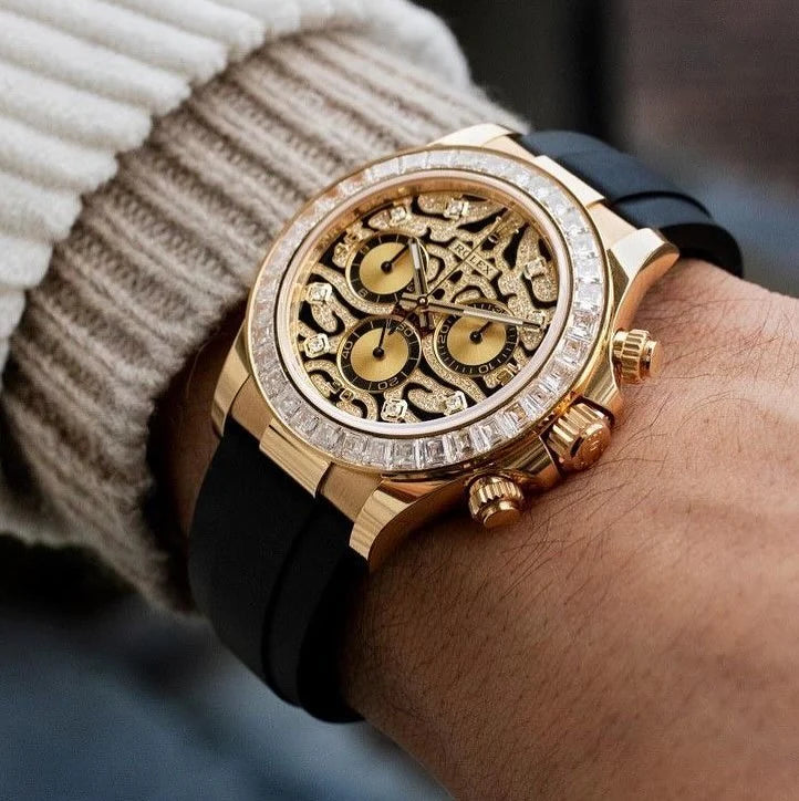 Ro*ex Eye Of The Tiger Silicon Belt Edition Premium Quality Luxury Watch