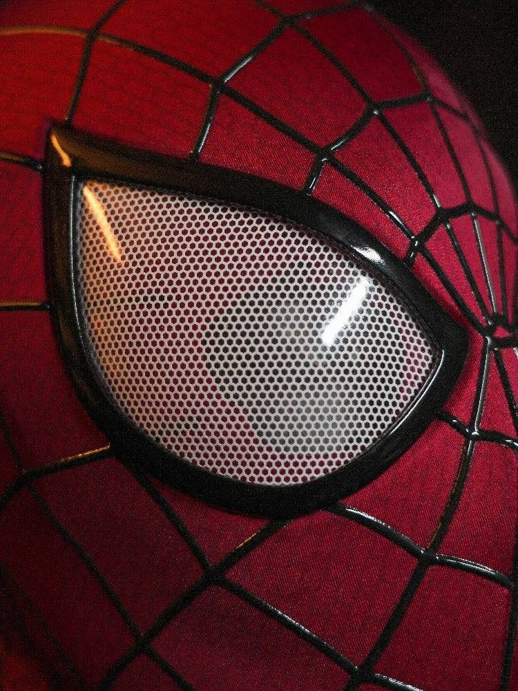 Spider Man Premium Coseplay Mask with Hard Face Shell and Magnetic Lenses