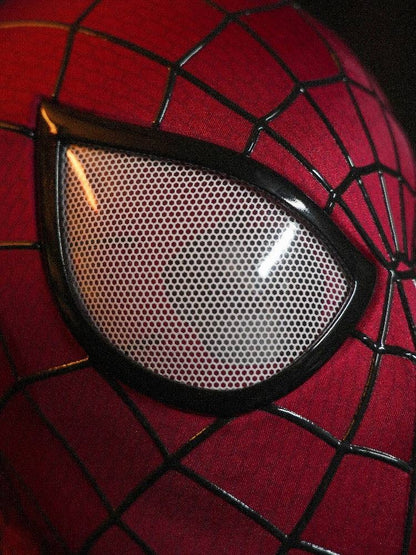 Spider Man Premium Coseplay Mask with Hard Face Shell and Magnetic Lenses