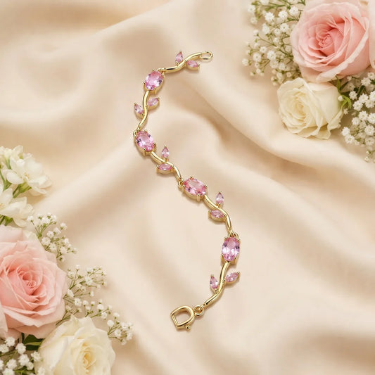 Pink Tulip Bracelet