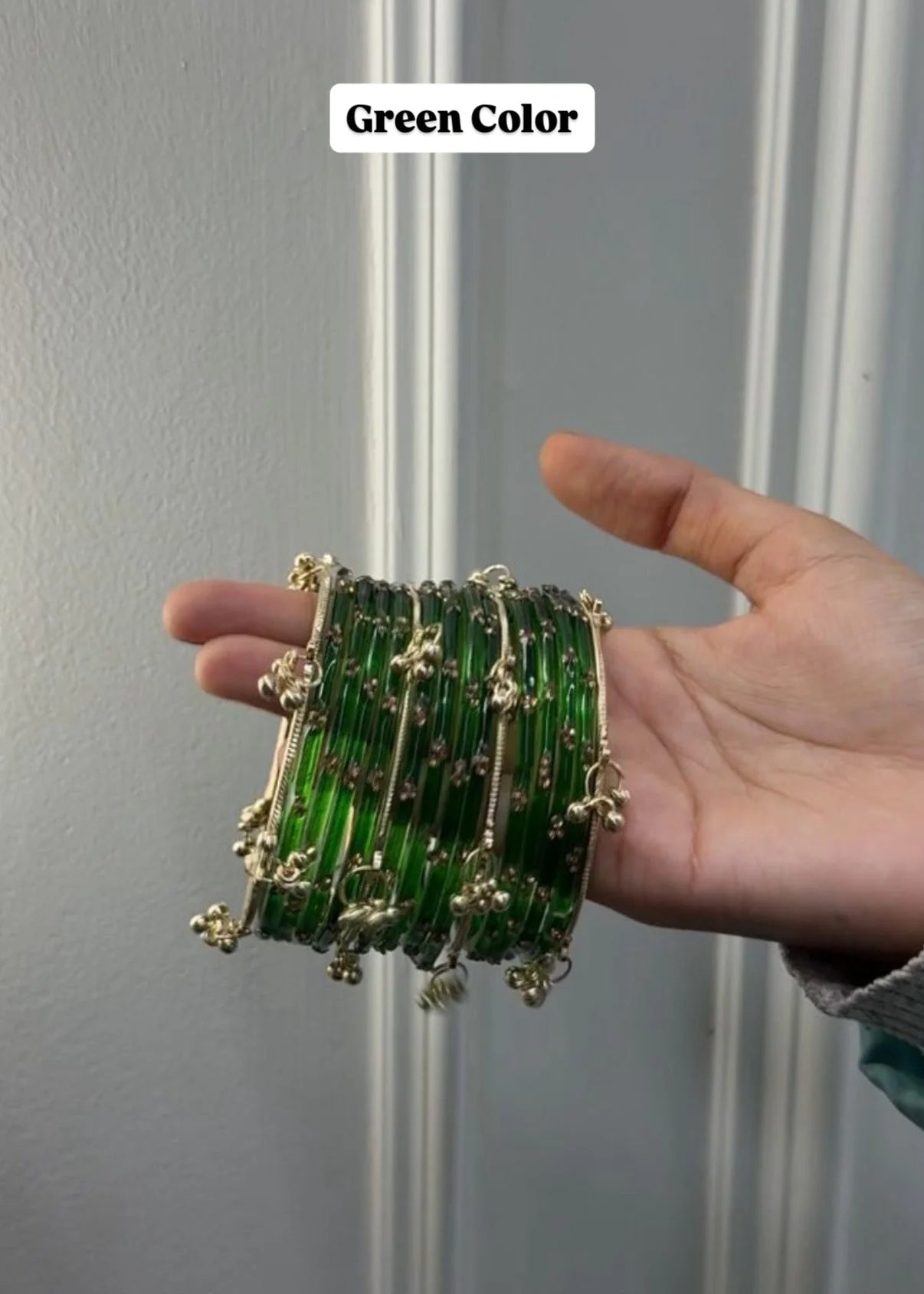 12 Bangles Set With 4 Ghungroo Bangles
