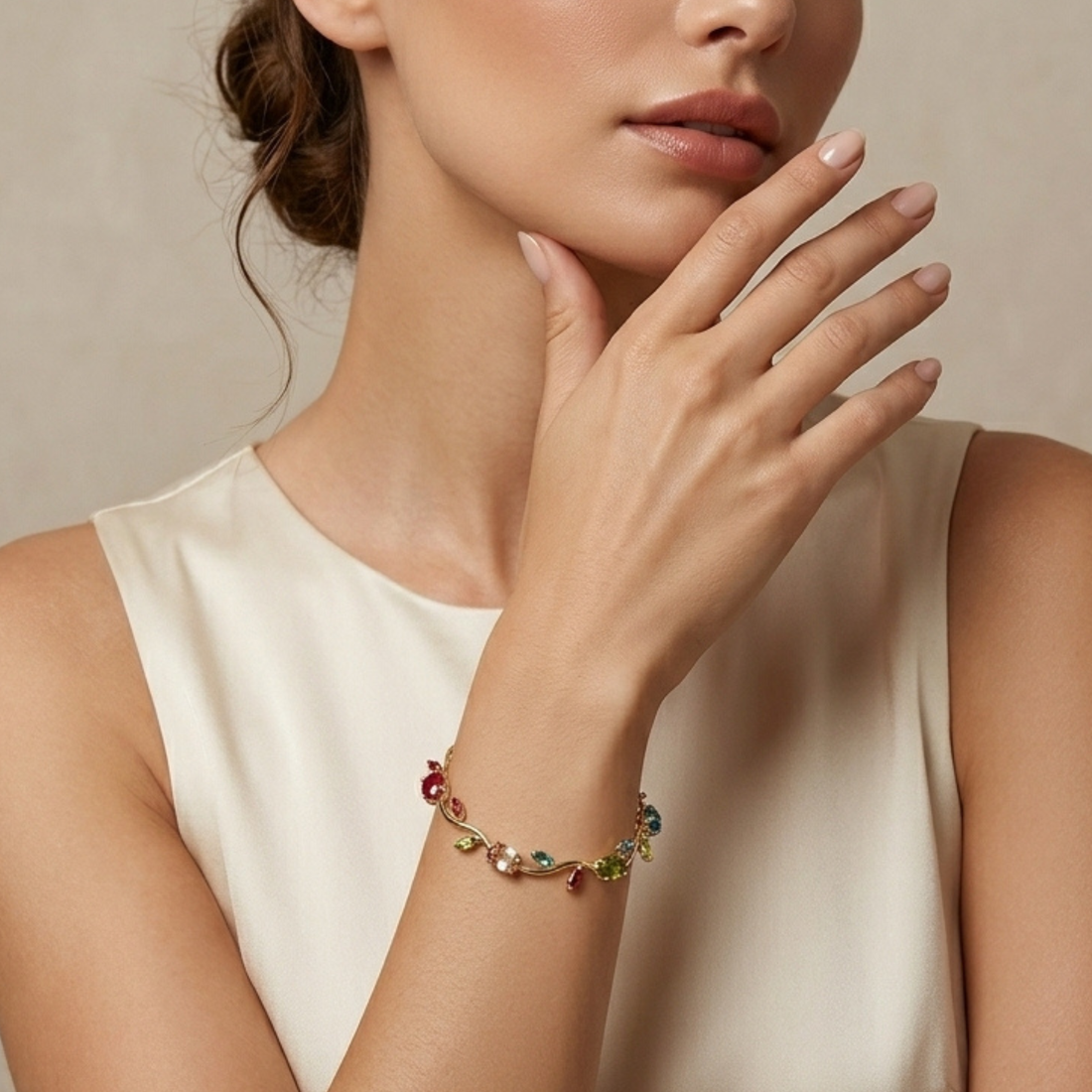 Multi Color Tulip Bracelet