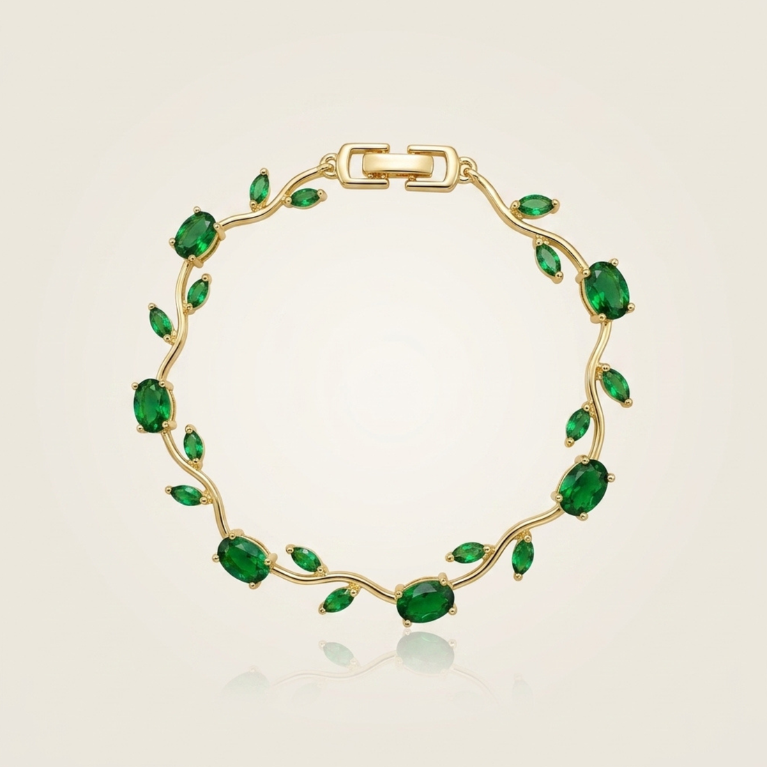 Green Tulip Bracelet